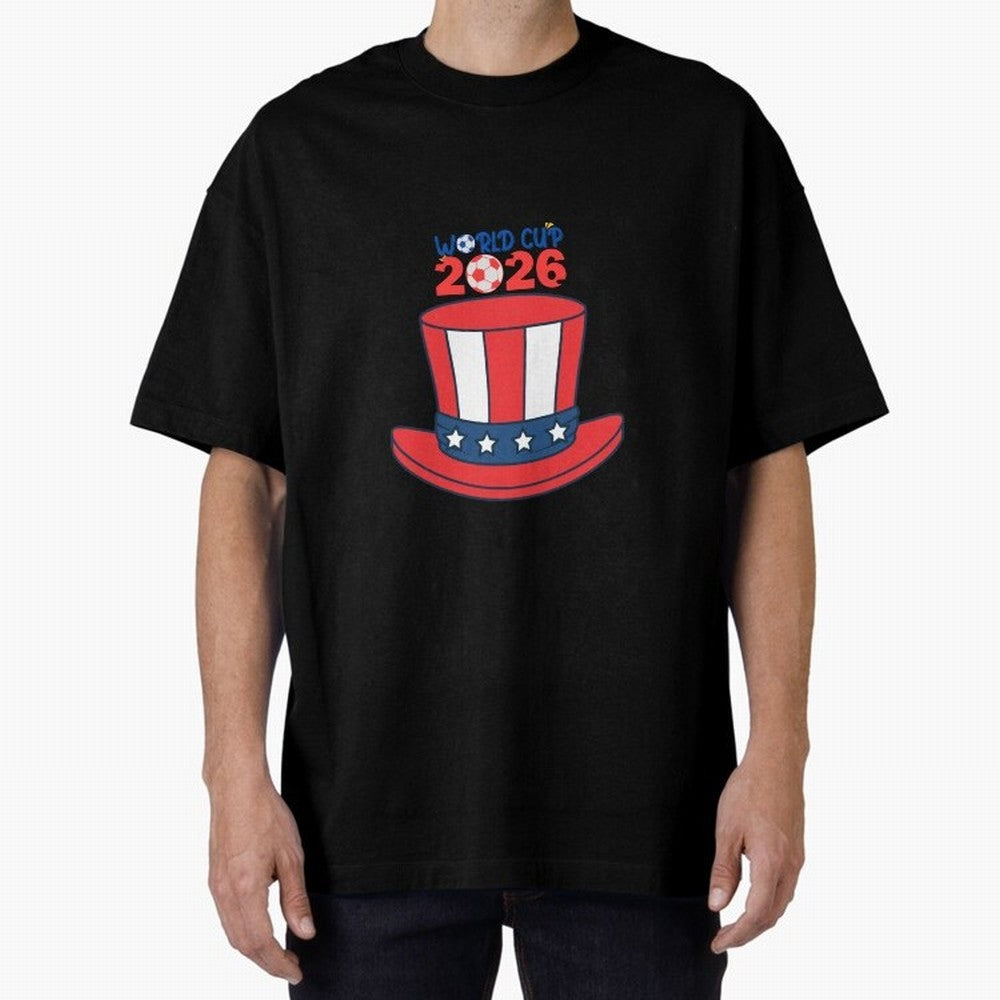 Patriotic Soccer Hat Design for FIFA World Cup 2026 Celebration Classic T-Shirt Make Game Day About the FIFA World Cup 2026 USA Canada Mexico Journey through Mbappe and Neymar Highlights, Argentina Pride, Football History, Final Match Energy, Crowd
