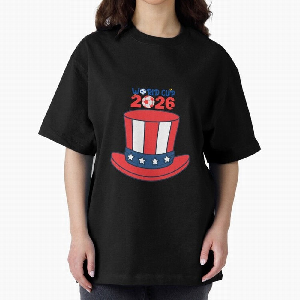 Patriotic Soccer Hat Design for FIFA World Cup 2026 Celebration Classic T-Shirt Make Game Day About the FIFA World Cup 2026 USA Canada Mexico Journey through Mbappe and Neymar Highlights, Argentina Pride, Football History, Final Match Energy, Crowd