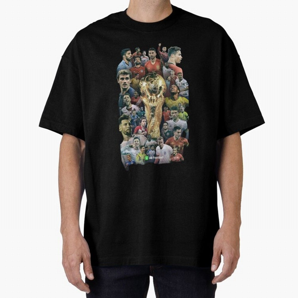 All Football Classic T-Shirt Show Love for Legendary Goals in FIFA World Cup 2026 Group Stage Spirit, Capturing France, Messi, Soccer Culture, Superstar Moments, National Team Dreams and Competitive Fire; Created for Match Day Parties, Soccer