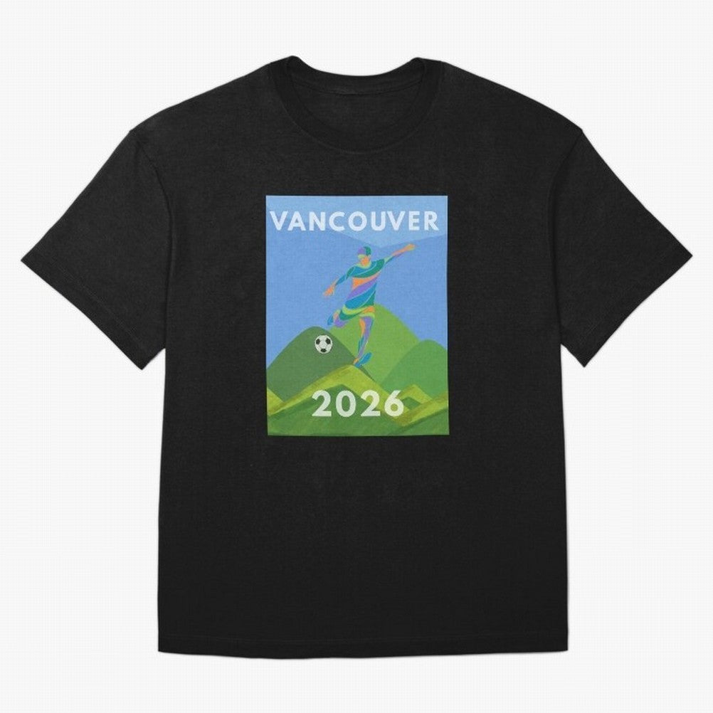 Vancouver soccer 2026 host city Classic T-Shirt Build the FIFA World Cup 2026 Group Stage Journey through Cristiano Ronaldo Highlights, France and Portugal Pride, Football Passion, Legendary Performances, Festival Vibes and Supporter Community;