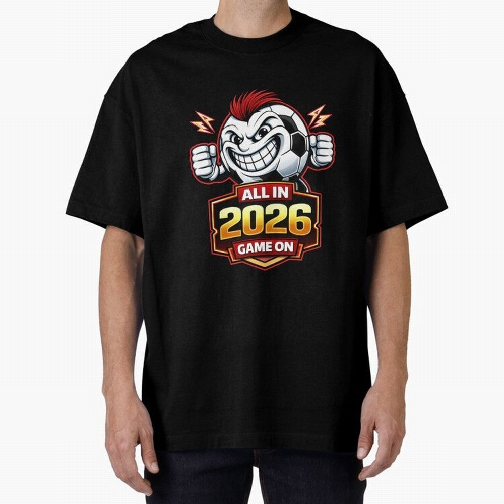 All in 2026 soccer fan design Classic T-Shirt Bring Supporter Culture to FIFA World Cup 2026 Group Stage Spirit, Built around France and Portugal, Mbappe and Neymar, Worldwide Fan Energy, Dramatic Goals, Stadium Lights and Championship