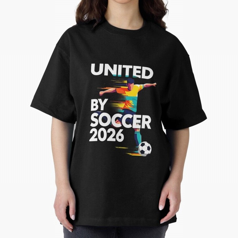 United by Soccer 2026 Football Fan Hoodie International Cup Style Graphic Classic T-Shirt Refresh FIFA World Cup 2026 Group Stage for Fans of CR7 and Spain and Netherlands, Bringing Soccer Culture, Superstar Moments, National Team Dreams and