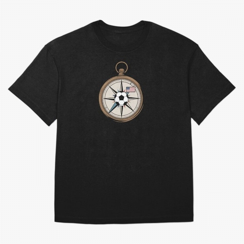 All Roads Lead to 2026 USA Compass Soccer World Cup Classic T-Shirt Live for the Drama of FIFA World Cup 2026 Group Stage for Fans of Mbappe and Neymar and Spain and Netherlands, Bringing Champion Mindset, Group Stage Buzz, Knockout Tension and