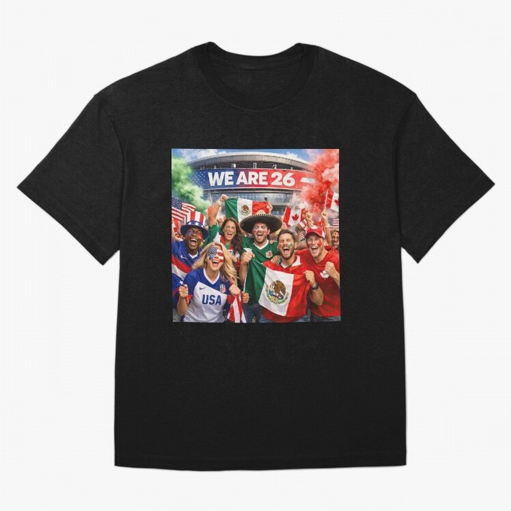 2026 FIFA World Cup Celebration Classic T-Shirt Spotlight the FIFA World Cup 2026 Group Stage Journey through Messi, Neymar and Mbappe Highlights, France Pride, Worldwide Fan Energy, Dramatic Goals, Stadium Lights and Championship Celebrations;