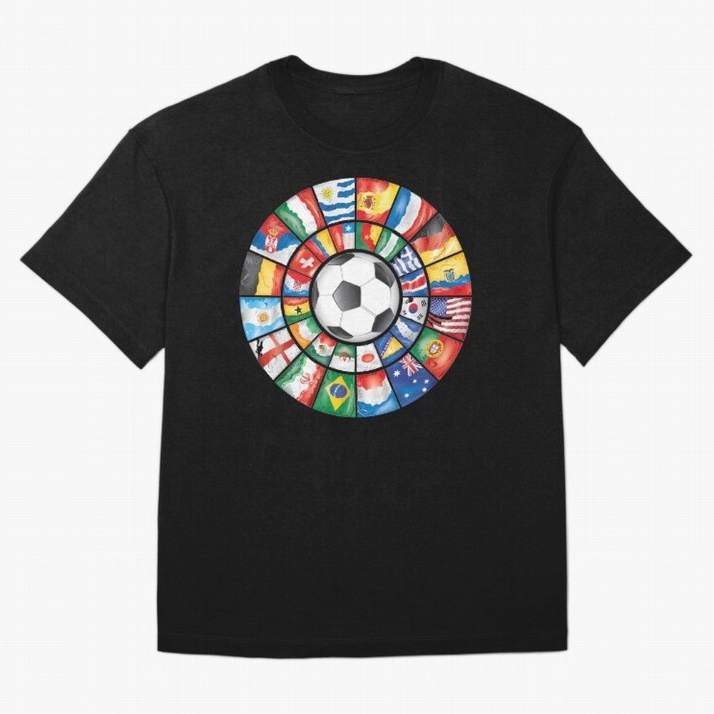 International Football Classic T-Shirt Get Ready for the FIFA World Cup 2026 Group Stage Journey through Mbappe Highlights, Brazil, Portugal and Argentina Pride, Classic Soccer Heritage, Championship Pressure, Fan Loyalty and International Pride;