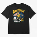 Australia World Cup 2026 Soccer Kangaroo Fan Design Classic T-Shirt Relive Match Day Hype around FIFA World Cup 2026 USA Canada Mexico, Neymar, England, France and Netherlands, Champion Mindset, Group Stage Buzz, Knockout Tension and Passionate Fan