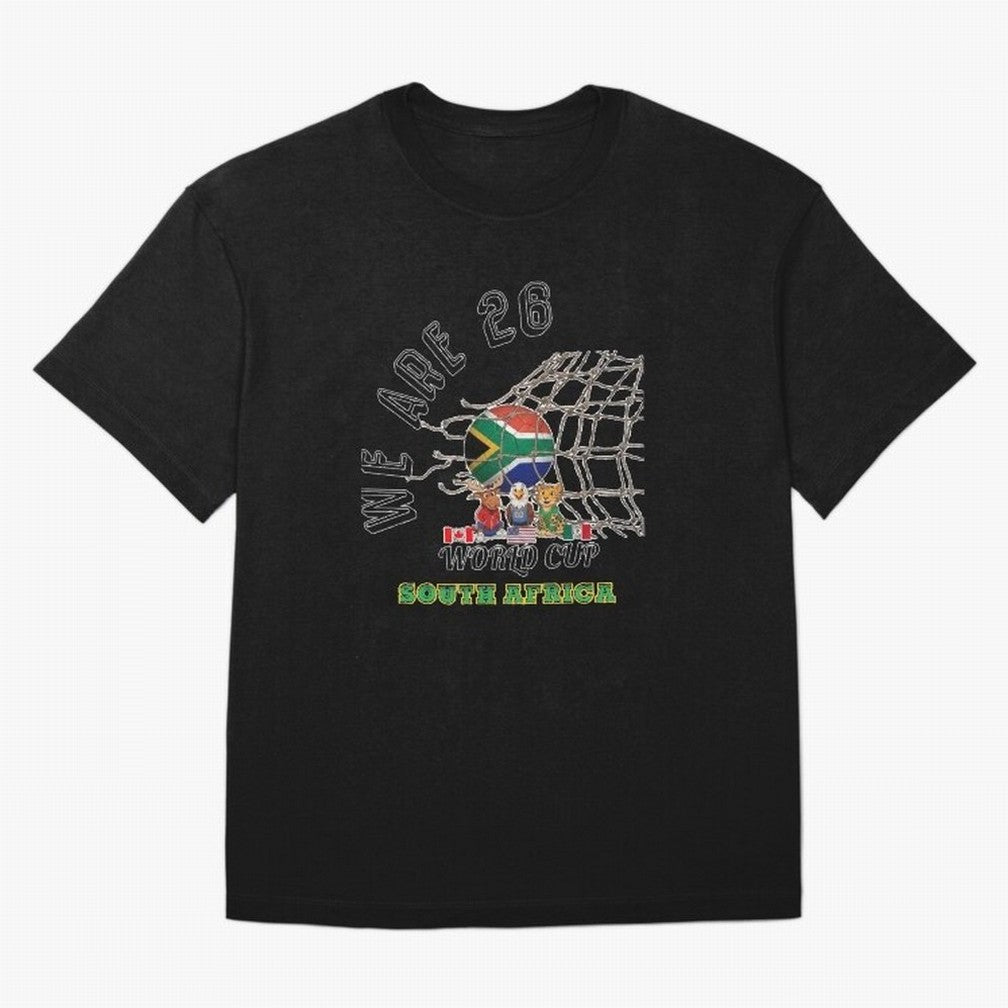 World cup 26 - South Africa Classic T-Shirt Support Your Favorite Stars during FIFA World Cup 2026 Spirit, Capturing England, Messi, CR7 and Mbappe, Retro Football Energy, Iconic Rivalries, Trophy Chase Drama and Stadium Atmosphere; Created for