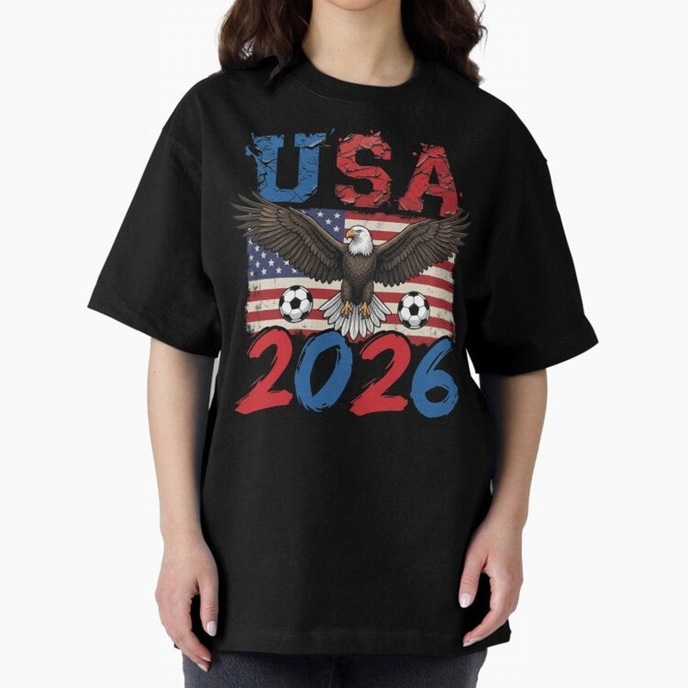 USA world cup 2026 soccer fan Classic T-Shirt Capture Stadium Memories from Global Football Passion for FIFA World Cup 2026 Group Stage, Made for Mbappe and Neymar, England, Stadium Memories, Football Loyalty, International Chants and Championship