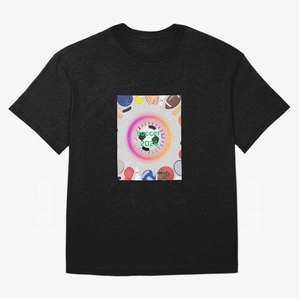 SOCCER GAME OF NATIONS Classic T-Shirt Back Your Heroes with FIFA World Cup 2026 Group Stage Spirit, Filled with Portugal, Spain and Germany, Messi, CR7 and Mbappe, Stadium Memories, Football Loyalty, International Chants and Championship