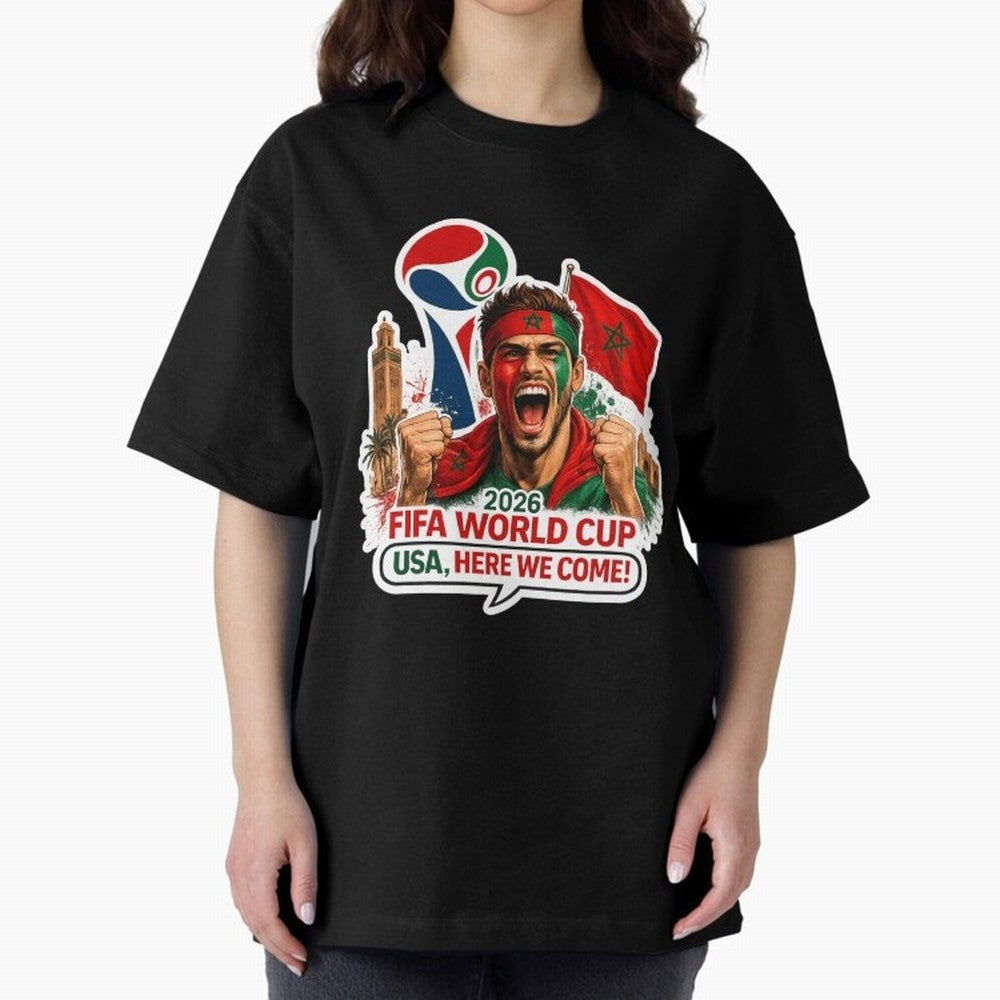 Morocco 2026 World Cup Fan Classic T-Shirt Make Game Day About Global Football Passion for FIFA World Cup 2026, Centered on Messi, CR7 and Mbappe, Argentina, France and Brazil, Championship Spirit, Famous Goals, Roaring Crowds and International