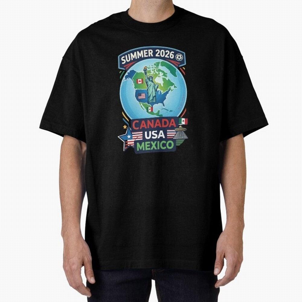 SUMMER 2026 SOCCER Classic T-Shirt Support Your Favorite Stars during FIFA World Cup 2026 USA Canada Mexico for Fans of Neymar and Portugal, Spain and Germany, Bringing Soccer Culture, Superstar Moments, National Team Dreams and Competitive Fire;