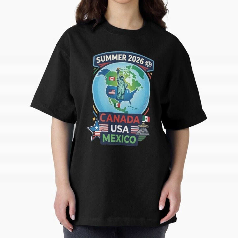 SUMMER 2026 SOCCER Classic T-Shirt Support Your Favorite Stars during FIFA World Cup 2026 USA Canada Mexico for Fans of Neymar and Portugal, Spain and Germany, Bringing Soccer Culture, Superstar Moments, National Team Dreams and Competitive Fire;