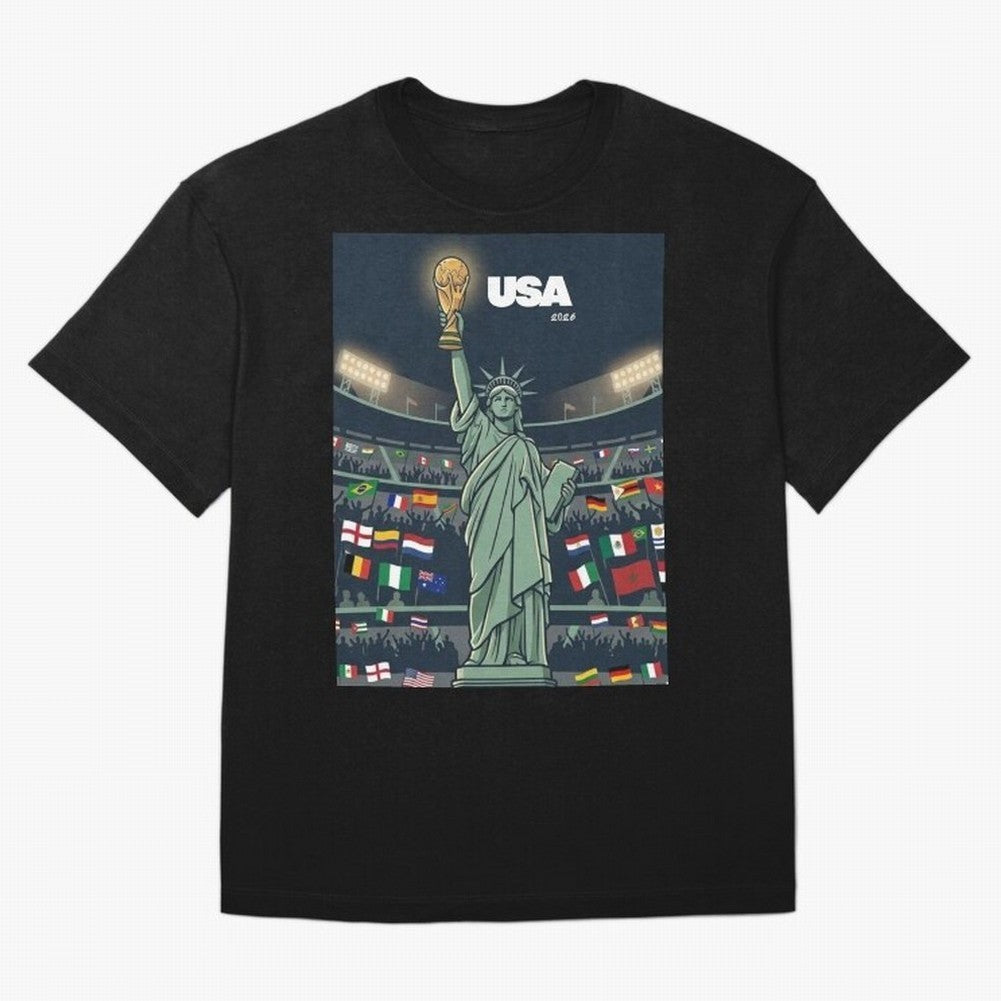 World Cup USA 2026 Classic T-Shirt Keep Football History Alive during Global Football Passion for FIFA World Cup 2026, Inspired by Cristiano Ronaldo, Haaland and CR7, Argentina and Brazil, Tournament Hype, Historic Matchups, Family Viewing Parties
