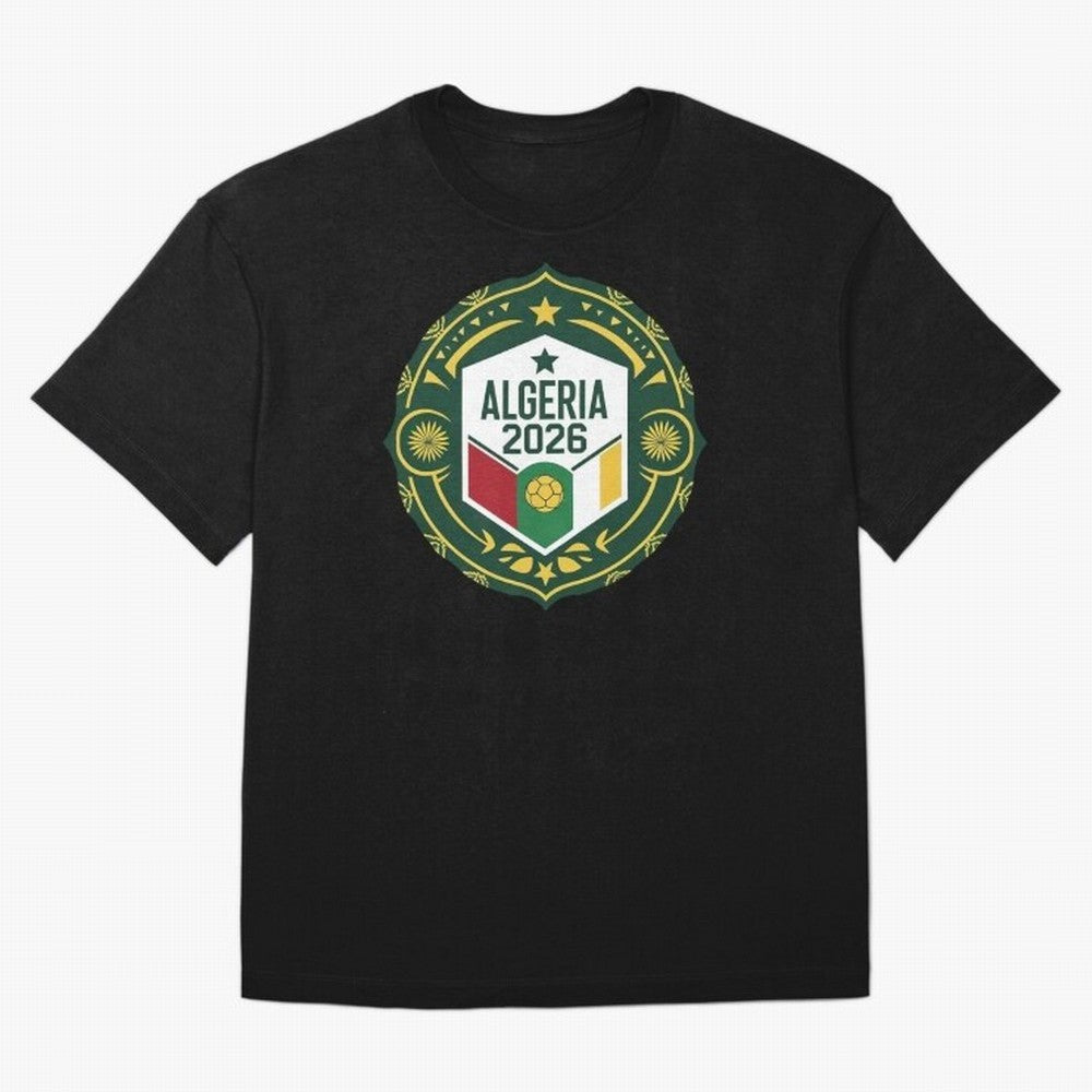 Algeria Worldcup 2026 Classic T-Shirt Support Iconic Players in the FIFA World Cup 2026 Journey through Messi, CR7 and Mbappe Highlights, England, France and Netherlands Pride, Football Festival Excitement, Trophy Ambitions, Country Rivalries and