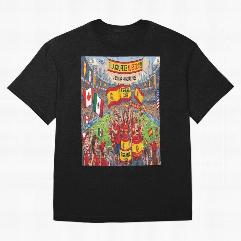 Spain World Cup 2026 - Stadium Classic T-Shirt Mark FIFA World Cup 2026 Spirit, Centered on Brazil, Portugal and Argentina, Cristiano Ronaldo, Haaland and CR7, Sports Nostalgia, International Competition, Famous Players and Unforgettable Victories;