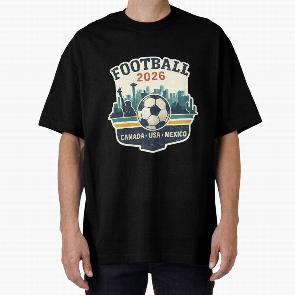 Football 2026 ¨C One World One Goal Classic T-Shirt Make the Season About FIFA World Cup 2026 Built around CR7 and Messi, Brazil, Portugal and Argentina Energy, Retro Football Energy, Iconic Rivalries, Trophy Chase Drama and Stadium Atmosphere;