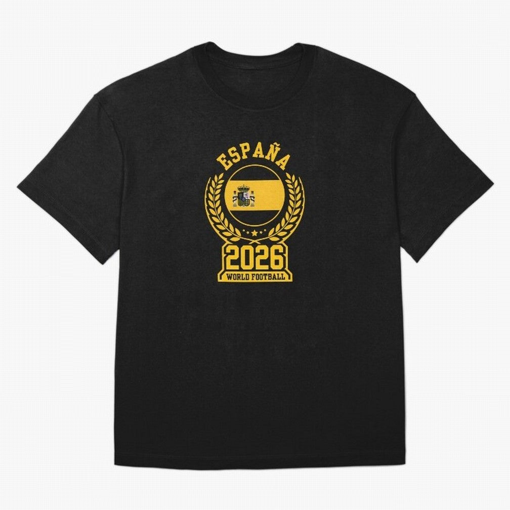 Spain World Football 2026 T-Shirt_87604013 Classic T-Shirt Support Iconic Players in FIFA World Cup 2026 Group Stage Spirit, Inspired by Spain, Messi, Neymar and Mbappe, Supporter Pride, Iconic Celebrations, Legendary Names and Global Match Day