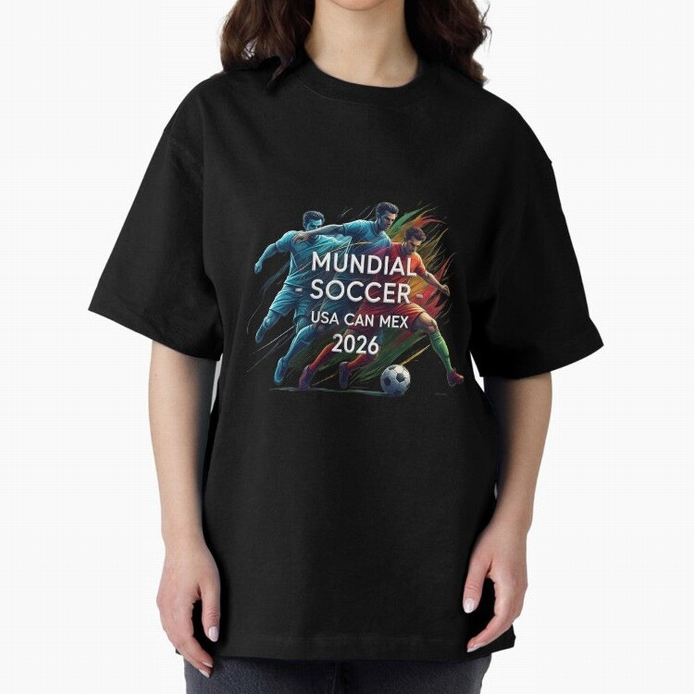 Mundial Soccer 2026 Classic T-Shirt Join the Countdown to FIFA World Cup 2026 USA Canada Mexico Spirit, Filled with Argentina and Brazil, Cristiano Ronaldo, Soccer Culture, Superstar Moments, National Team Dreams and Competitive Fire; Perfect for