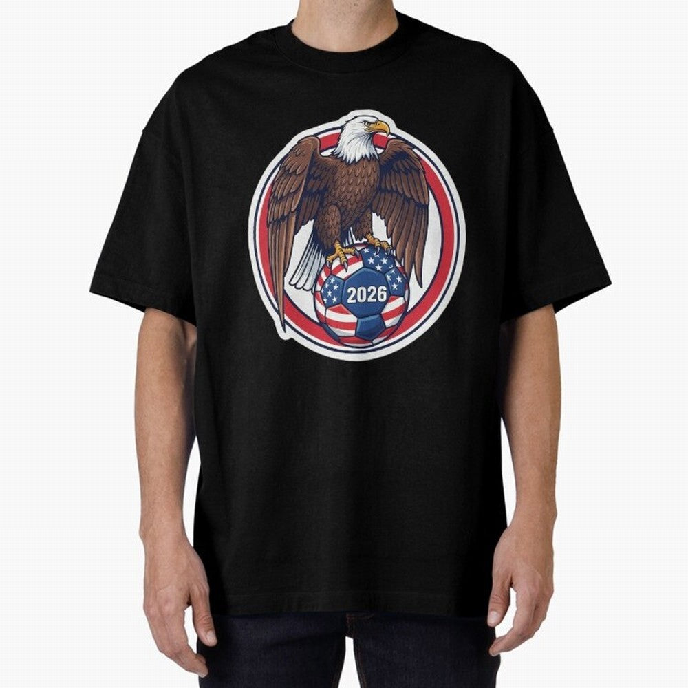 USA Eagle Soccer 2026 ¨C American Pride Football Design Classic T-Shirt Make Every Match About Global Football Passion for FIFA World Cup 2026, Capturing Cristiano Ronaldo, Haaland and CR7, Spain and Netherlands, Global Supporter Spirit, Legendary
