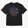 Football Fiesta 2026 USA Mexico Canada Soccer Art Classic T-Shirt Fuel FIFA World Cup 2026 Spirit, with Netherlands, Haaland and Mbappe, Supporter Pride, Iconic Celebrations, Legendary Names and Global Match Day Energy; Ideal for Football Dads,