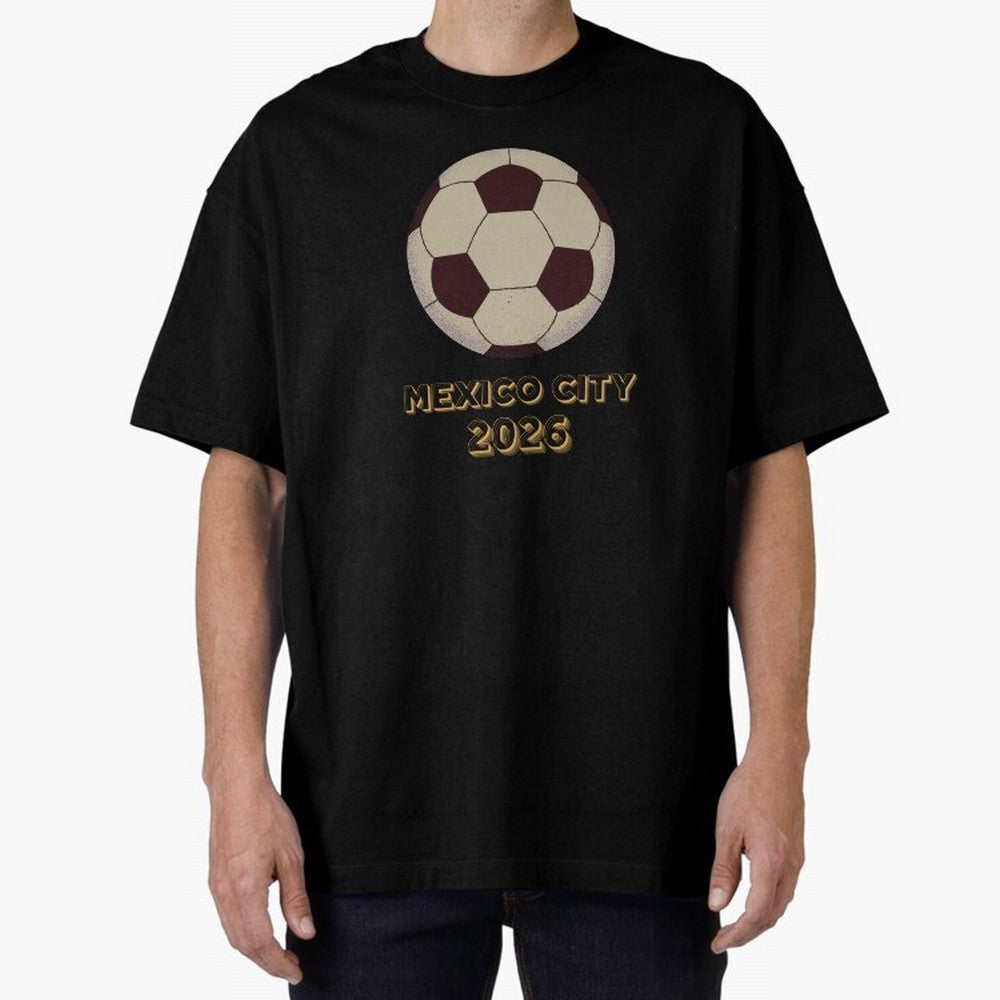 Soccer 2026 Mexico City tee Classic T-Shirt Relive the FIFA World Cup 2026 USA Canada Mexico Journey through Cristiano Ronaldo, Haaland and CR7 Highlights, England and Germany Pride, Vintage Soccer Flavor, Modern Football Stars, National Flags and
