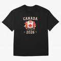 Front Print Canada Soccer World Cup 2026 - Canadian Fan Gift T-Shirt_84561562 Classic T-Shirt Treasure the FIFA World Cup 2026 Journey through Messi, CR7 and Mbappe Highlights, Brazil Pride, Sports Nostalgia, International Competition, Famous