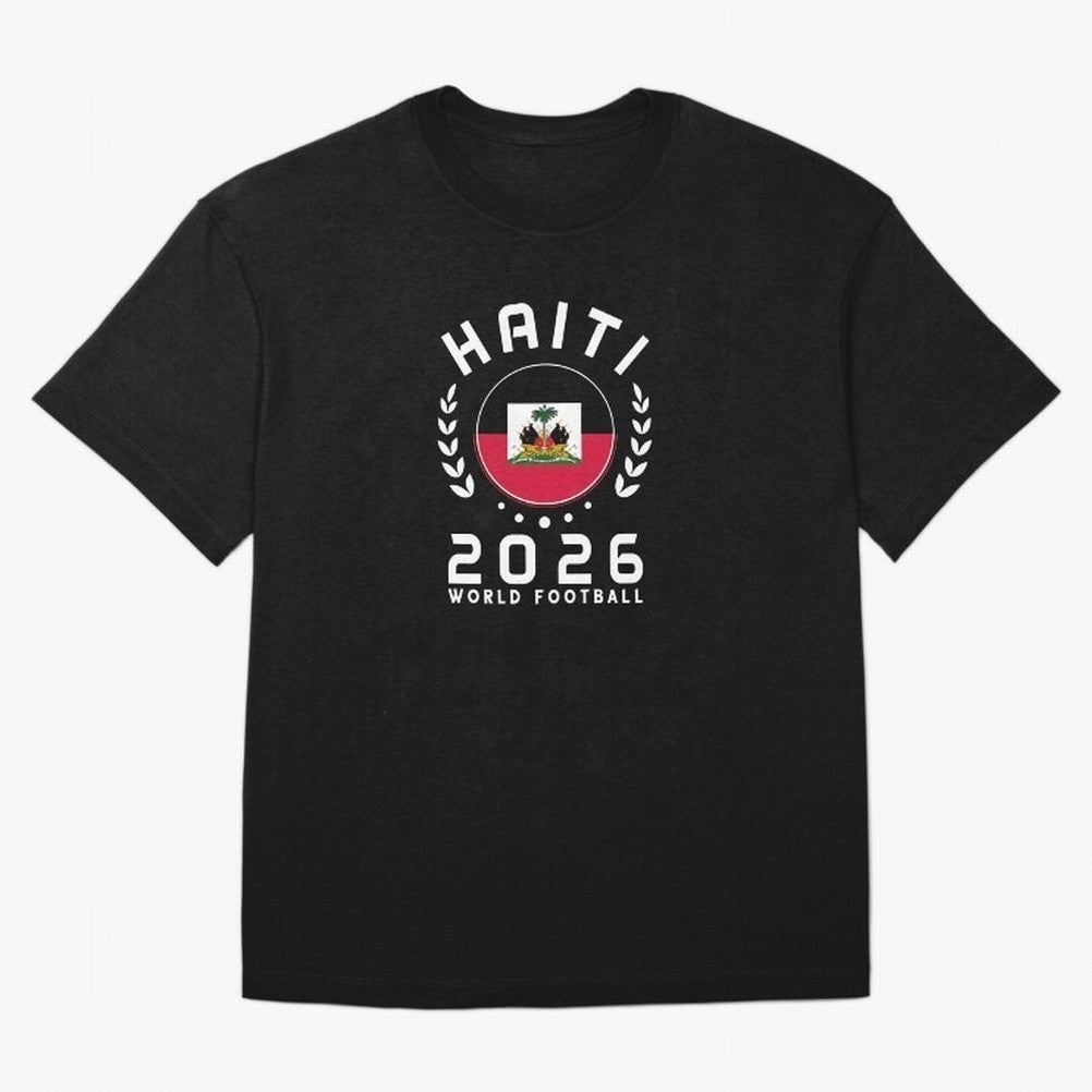 World Cup 2026 Haiti Football Fan Haitian Supporter T-Shirt_84687246 Classic T-Shirt Celebrate Football Dreams Across the FIFA World Cup 2026 USA Canada Mexico Journey through Mbappe and Neymar Highlights, England and Germany Pride, Football