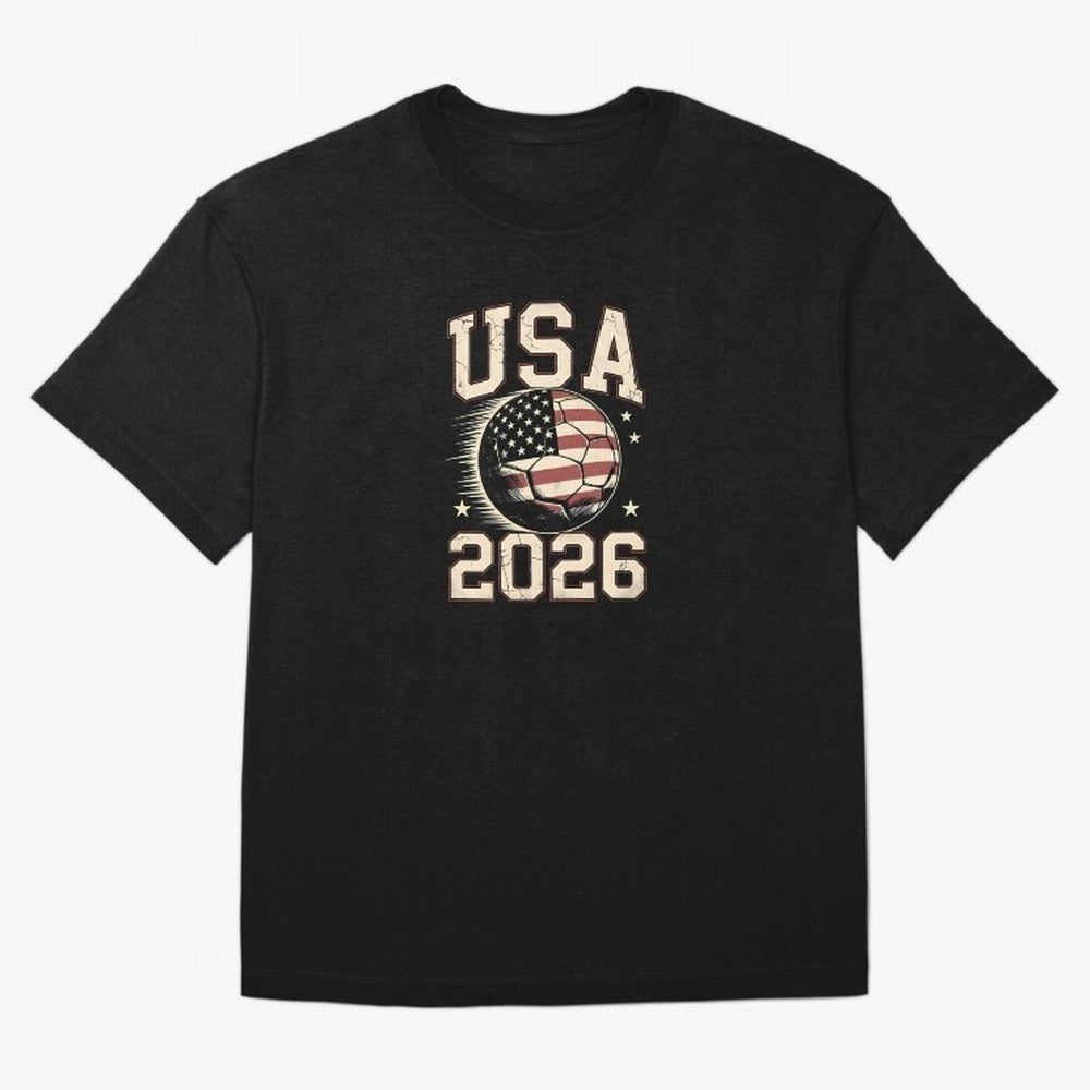 USA Soccer World Cup 2026 American Fan T-Shirt_88555733 Classic T-Shirt Honor Football Greatness during Match Day Hype around FIFA World Cup 2026 Group Stage, CR7, England, France and Netherlands, Worldwide Fan Energy, Dramatic Goals, Stadium