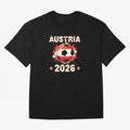 World Cup 2026 Austria Soccer Ball North America - Austrian Fan Gift T-Shirt_85028223 Classic T-Shirt Showcase FIFA World Cup 2026 USA Canada Mexico Spirit, Capturing Portugal, Spain and Germany, Neymar, Vintage Soccer Flavor, Modern Football