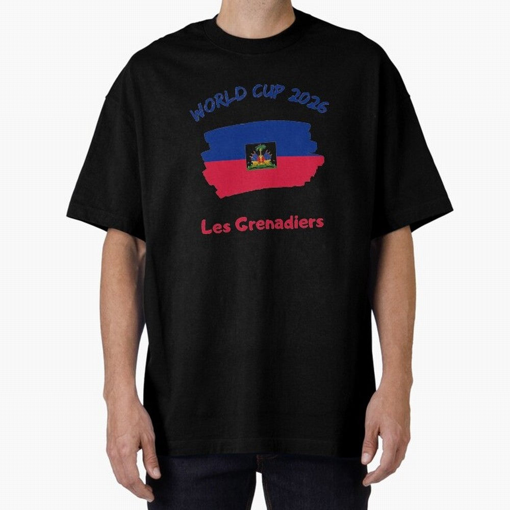 Haiti Football Fan Haitian Soccer Supporter National Team Pride Caribbean 2026 T-Shirt_90544900 Classic T-Shirt Share the Excitement of FIFA World Cup 2026 Group Stage Celebrating Messi, CR7 and Mbappe, Netherlands Energy, Classic Soccer Heritage,
