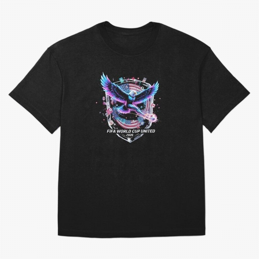 FIFA World Cup 2026 United Eagle Soccer Art T-Shirt_86867742 Classic T-Shirt Show Up for the Glory of the FIFA World Cup 2026 Journey through Messi, CR7 and Mbappe Highlights, Argentina and Brazil Pride, Fan Favorite Moments, National Team Passion,