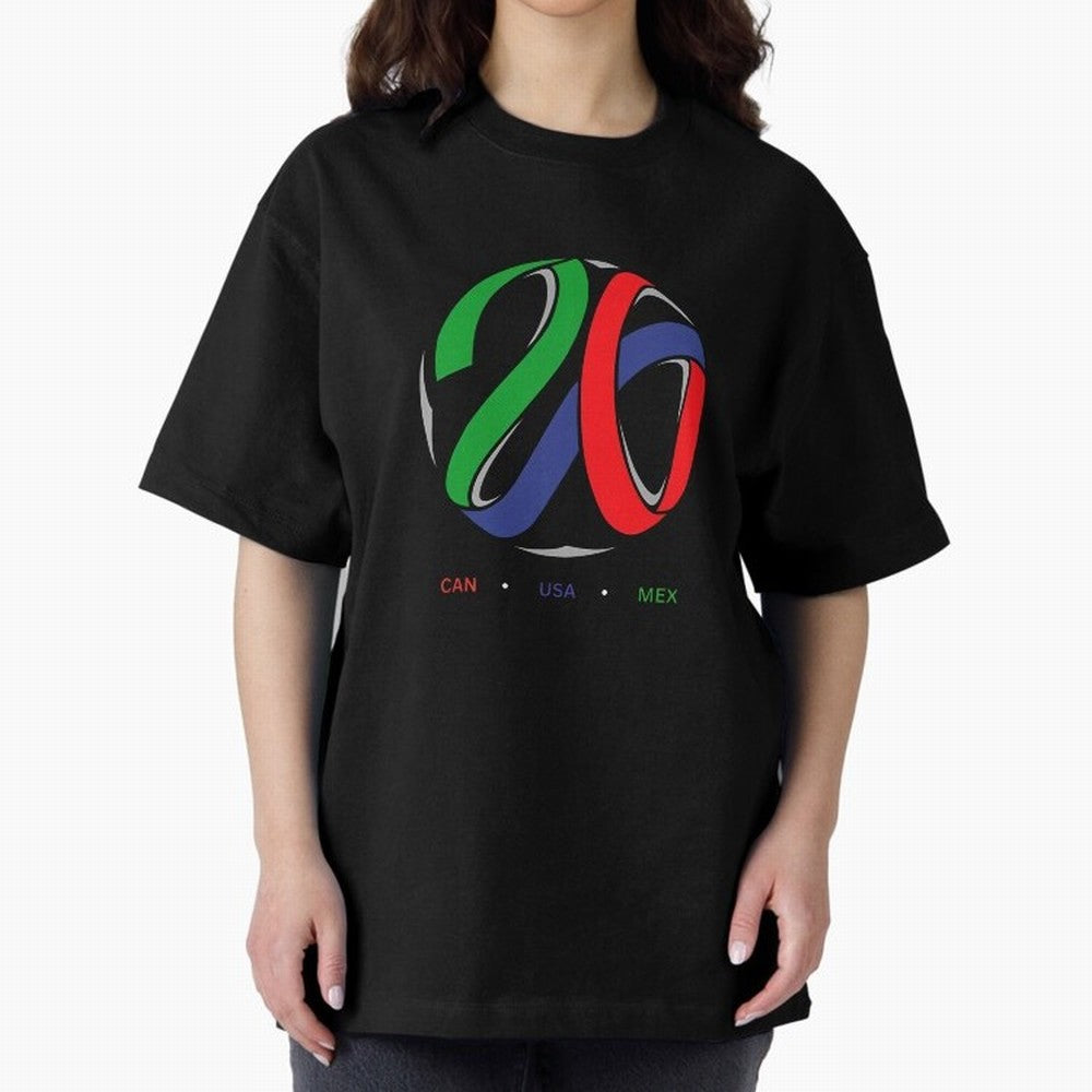 FIFA World Cup 2026 T-Shirt_83870360 Classic T-Shirt Follow the Final Road of Global Football Passion for FIFA World Cup 2026 Group Stage, Capturing CR7, Brazil, Portugal and Argentina, Football History, Final Match Energy, Crowd Noise and Once in