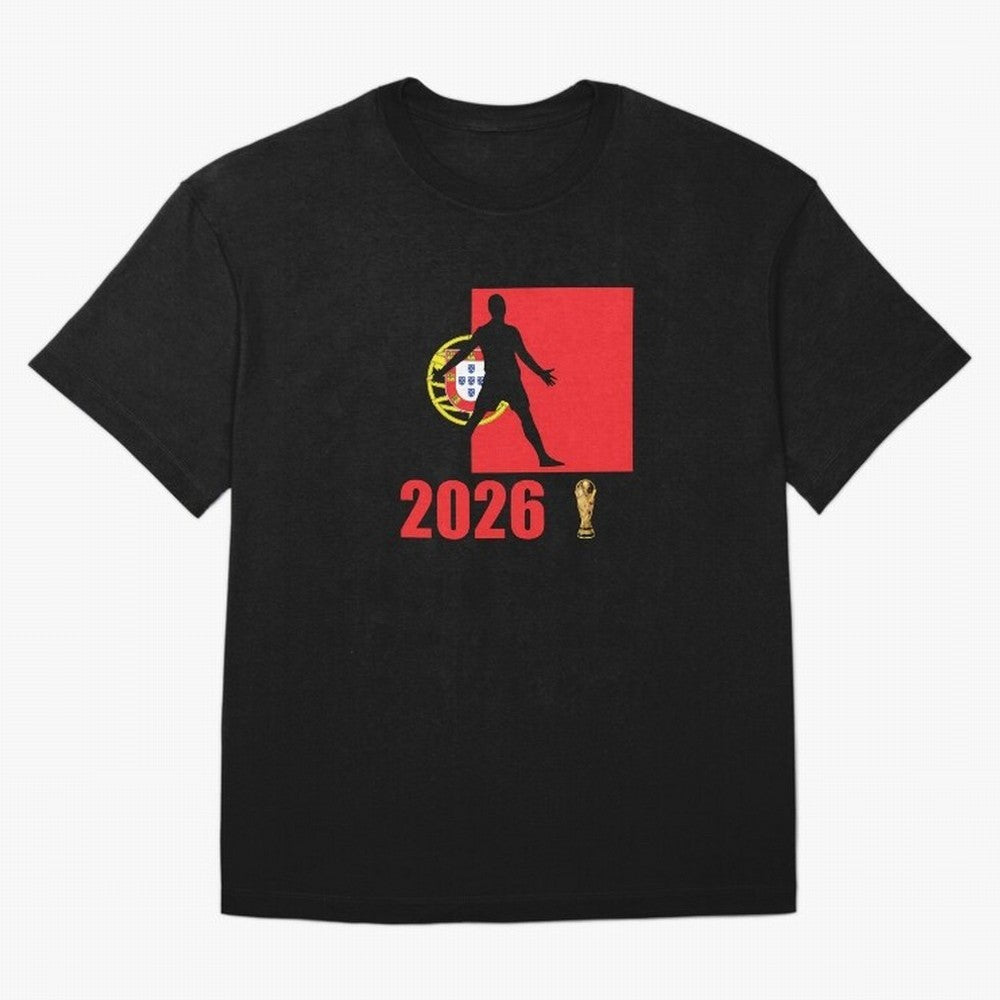 Portugal World Cup 2026 T-Shirt_84815867 Classic T-Shirt Bring Legendary Rivalry Energy to FIFA World Cup 2026 for Fans of CR7 and Germany, Bringing Vintage Soccer Flavor, Modern Football Stars, National Flags and Final Night Emotion; Ideal for