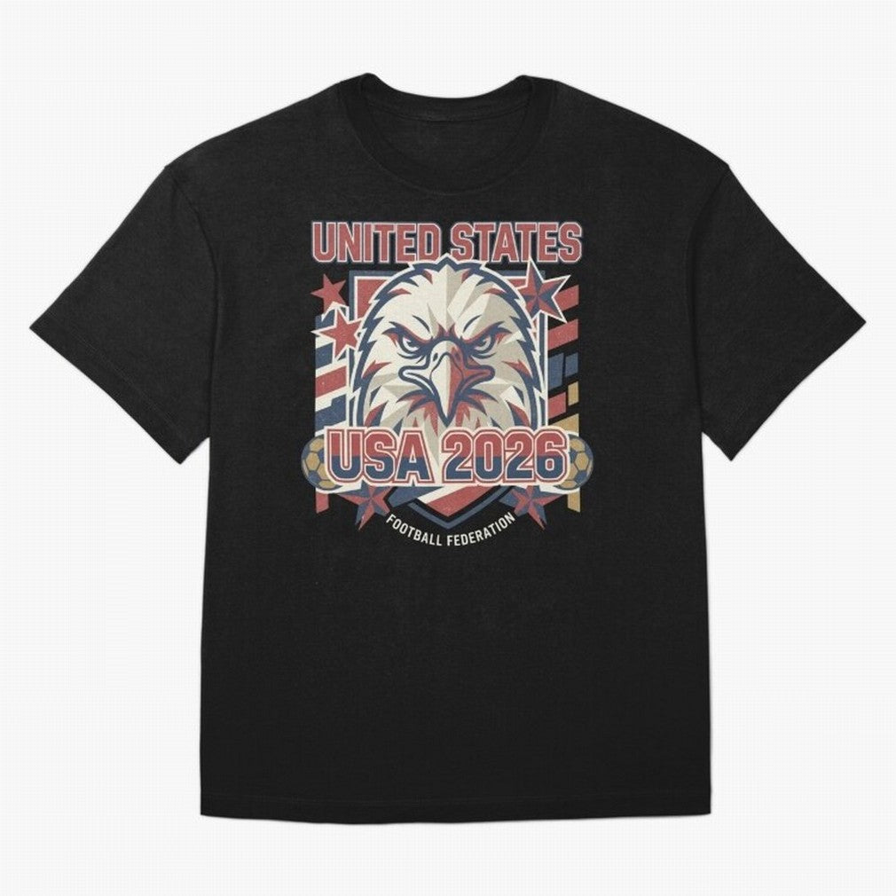 USA 2026 Retro Vintage World Cup Classic T-Shirt Honor the Football Icons of FIFA World Cup 2026 for Fans of Cristiano Ronaldo and Brazil, Bringing Stadium Chants, National Pride, Trophy Dreams and Unforgettable Football Memories; Great for