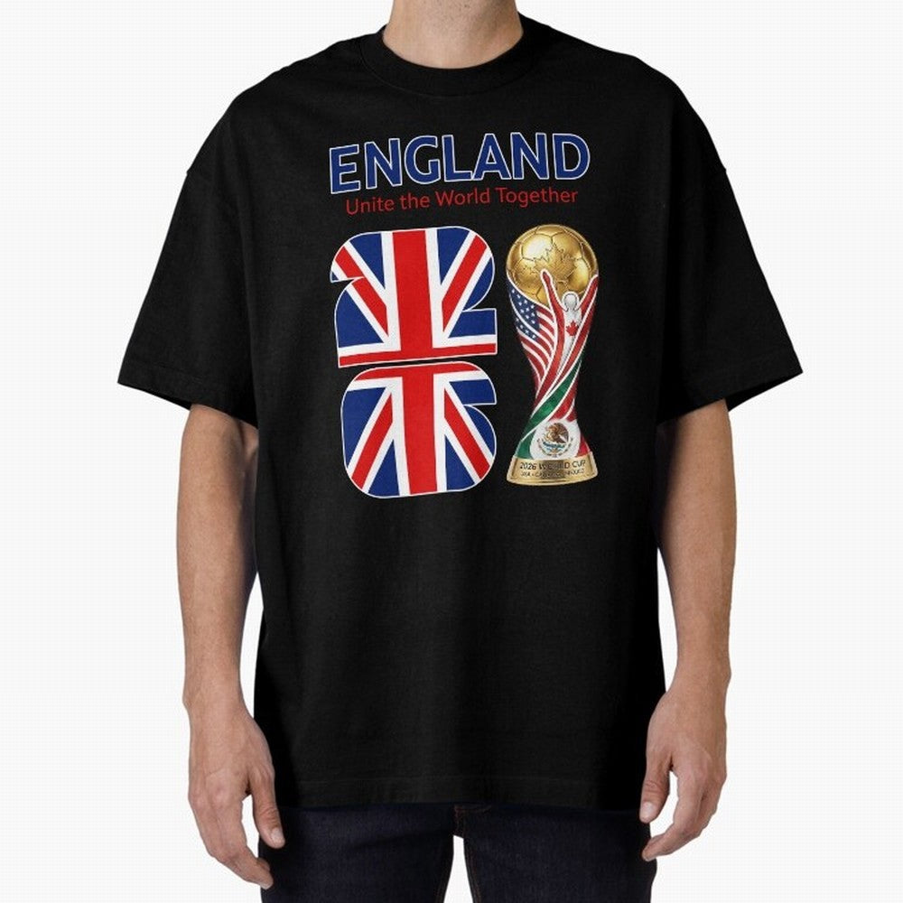 World Cup 2026, IMG 029, ENGLAND 001 Classic T-Shirt Support Iconic Players in Match Day Hype around FIFA World Cup 2026, Mbappe and Neymar, France, Goal Celebration Energy, Supporter Heritage, Football Icons and Worldwide Tournament Joy; Built for