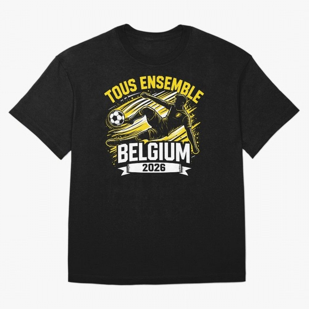 Belgium Fan Art World Cup 2026 Classic T-Shirt Relive Legendary Nights from FIFA World Cup 2026 USA Canada Mexico Spirit, Connected to Netherlands, Mbappe and Neymar, Goal Celebration Energy, Supporter Heritage, Football Icons and Worldwide