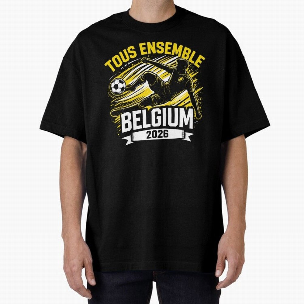 Belgium Fan Art World Cup 2026 Classic T-Shirt Relive Legendary Nights from FIFA World Cup 2026 USA Canada Mexico Spirit, Connected to Netherlands, Mbappe and Neymar, Goal Celebration Energy, Supporter Heritage, Football Icons and Worldwide