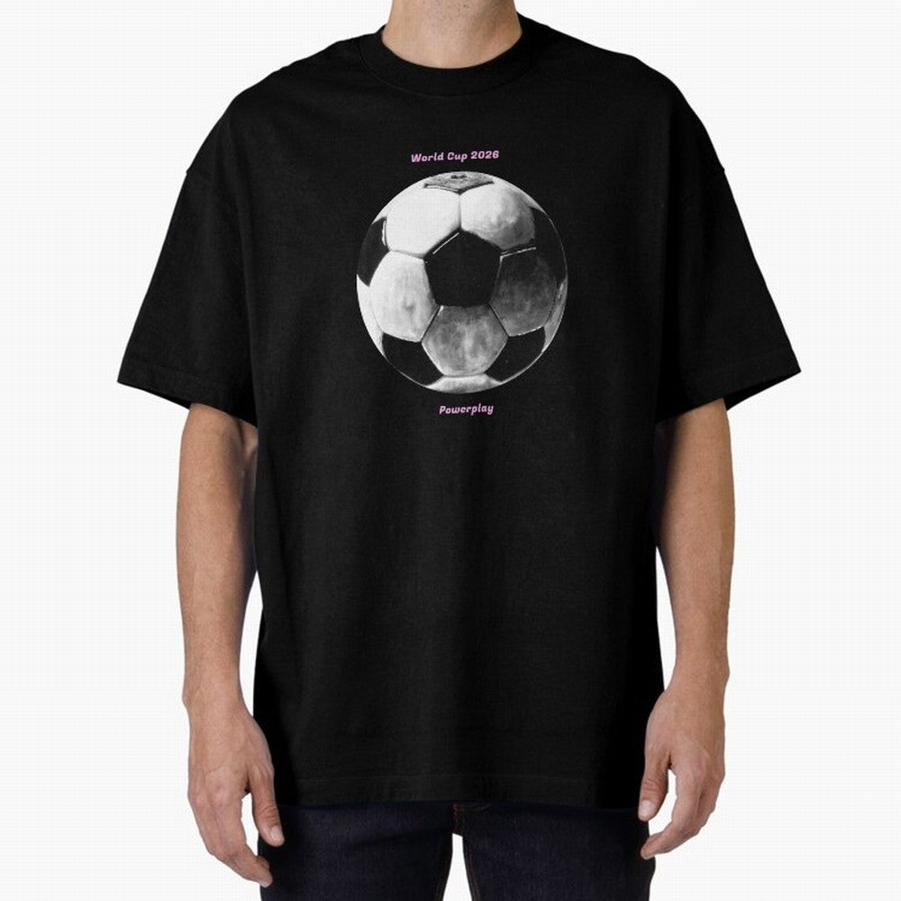 Powerplay World Cup 2026 Classic T-Shirt Celebrate Football Heritage in FIFA World Cup 2026 Filled with Cristiano Ronaldo, Haaland and CR7, France Energy, Fan Favorite Moments, National Team Passion, Big Match Drama and Soccer History; Perfect for