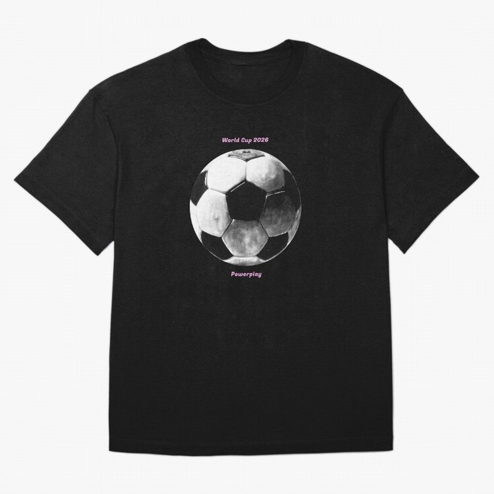 Powerplay World Cup 2026 Classic T-Shirt Celebrate Football Heritage in FIFA World Cup 2026 Filled with Cristiano Ronaldo, Haaland and CR7, France Energy, Fan Favorite Moments, National Team Passion, Big Match Drama and Soccer History; Perfect for