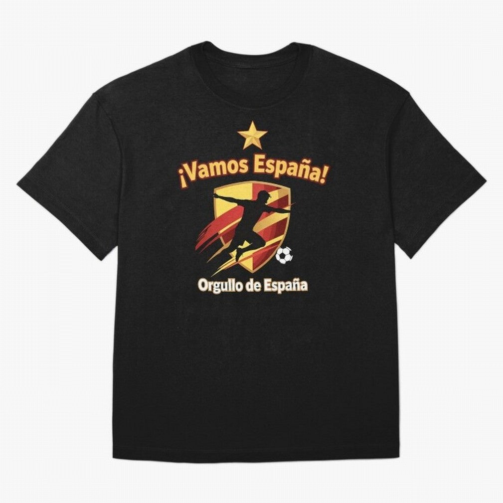 Spain World Cup 2026 Fan Art Classic T-Shirt Follow Global Football Passion for FIFA World Cup 2026 Group Stage, Celebrating Cristiano Ronaldo, Haaland and CR7, Argentina, France and Brazil, Classic Soccer Heritage, Championship Pressure, Fan