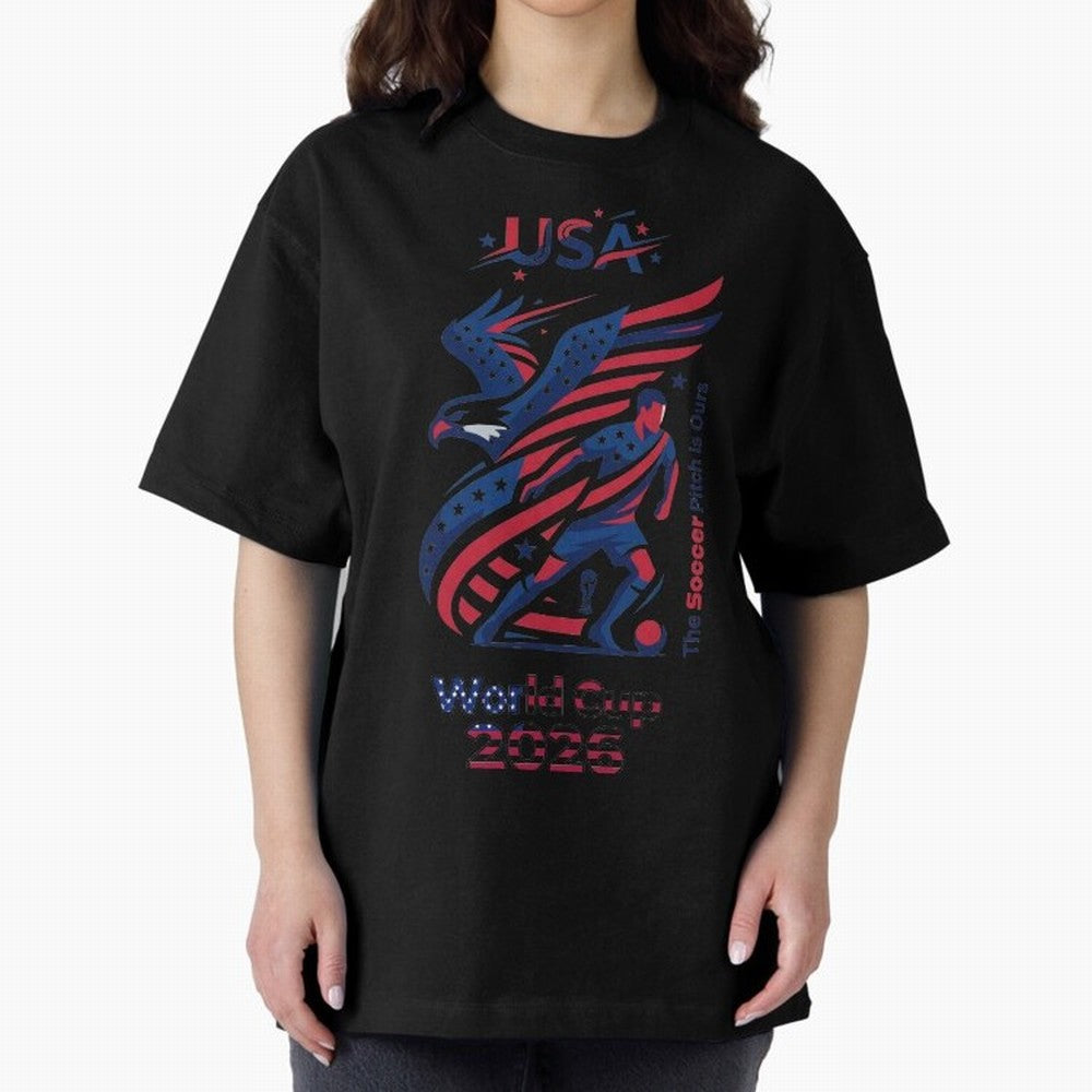 USA Soccer Shirt 2026 - Heritage Eagle World Cup Fan Tee - Premium Gildan Softstyle Unisex Football T-Shirt - United States Supporter Gear Classic T-Shirt Live for the Drama of FIFA World Cup 2026 Group Stage for Fans of Mbappe and Neymar and Spain