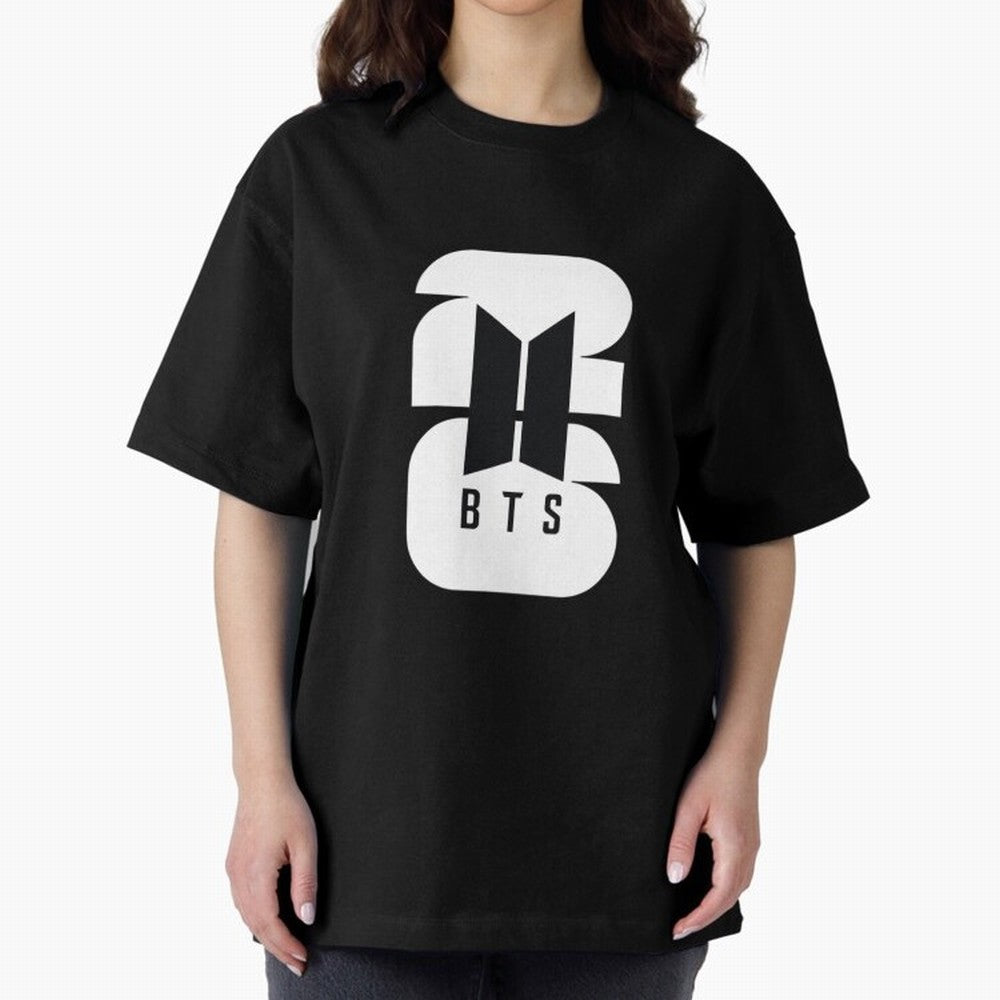 BTS and World Cup Logo - Classic Black and White Edition Classic T-Shirt Follow the Road to Global Football Passion for FIFA World Cup 2026 USA Canada Mexico, Built around CR7 and Messi, Brazil, Retro Football Energy, Iconic Rivalries, Trophy Chase