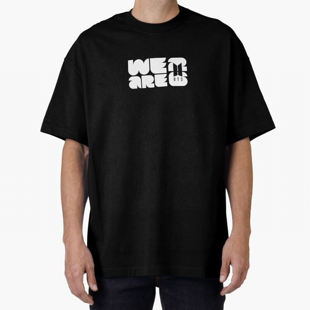 BTS We Are - Minimalist Logo Aesthetic Classic T-Shirt Stand Proud for FIFA World Cup 2026 Group Stage Driven by Mbappe and Neymar, Brazil, Portugal and Argentina Energy, Worldwide Fan Energy, Dramatic Goals, Stadium Lights and Championship