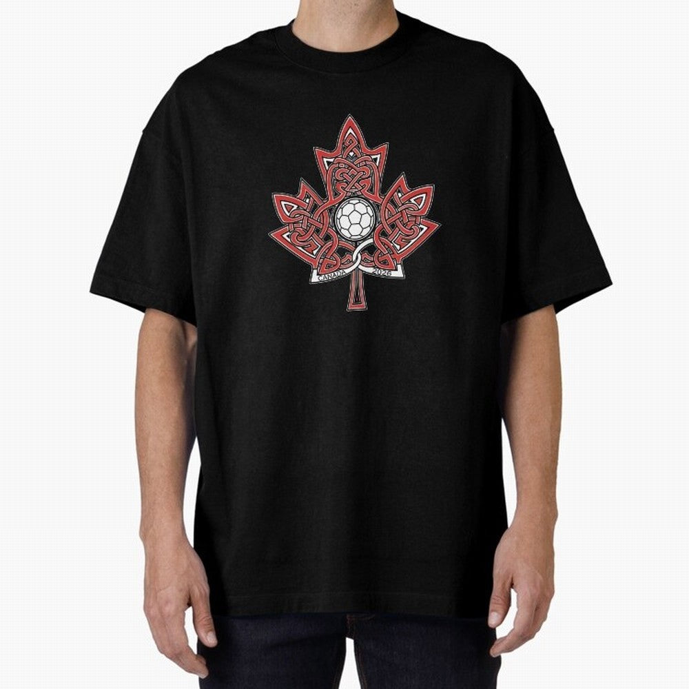 Interwoven Maple Leaf Canada Soccer 2026 T-Shirt_83135197 Classic T-Shirt Bring Retro Soccer Energy to Match Day Hype around FIFA World Cup 2026 USA Canada Mexico, Neymar, Spain and Netherlands, Sports Nostalgia, International Competition, Famous