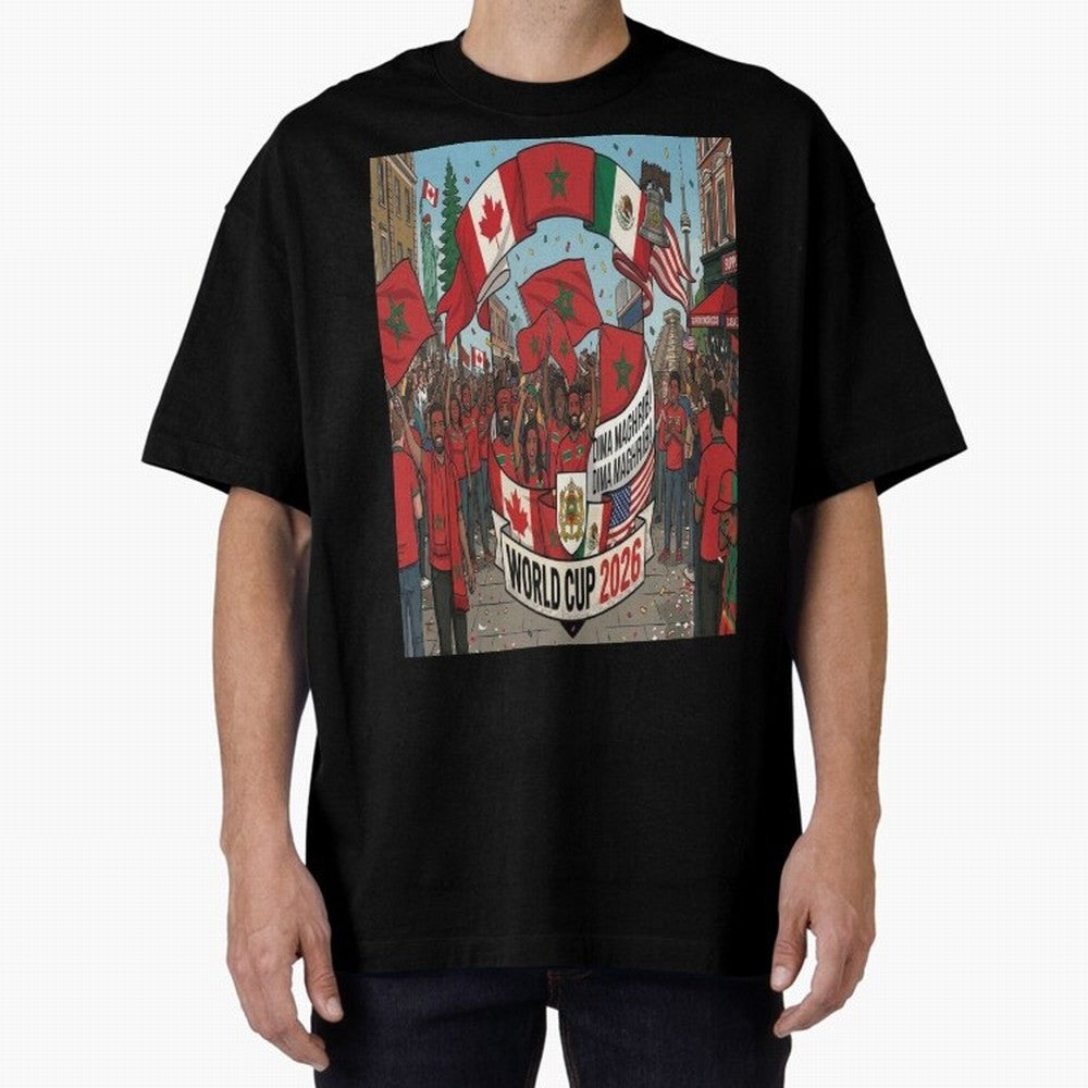 Morocco World Cup 2026 Classic T-Shirt Share the Excitement of FIFA World Cup 2026 for Fans of Messi, Neymar and Mbappe and Portugal, Bringing Goal Celebration Energy, Supporter Heritage, Football Icons and Worldwide Tournament Joy; Ideal for