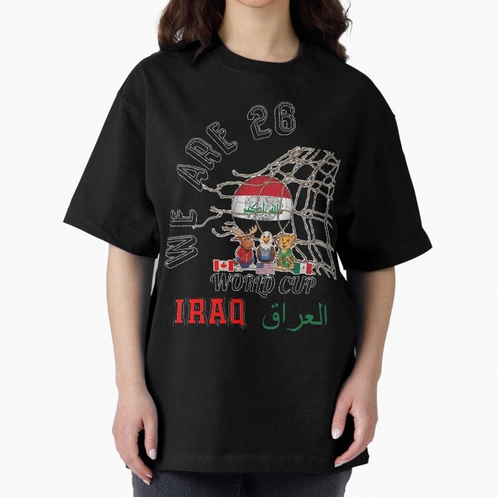 World cup 26 - Iraq Classic T-Shirt Bring World Football Passion into FIFA World Cup 2026 USA Canada Mexico for Fans of Messi and Cristiano Ronaldo and Portugal, Spain and Germany, Bringing Fan Favorite Moments, National Team Passion, Big Match