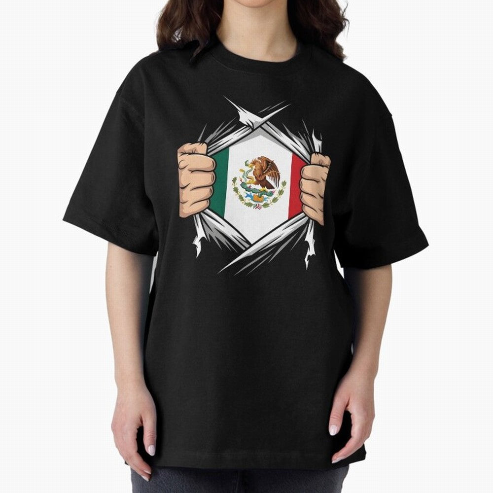 Mexico Flag Ripped Shirt Football Fan Classic T-Shirt Support FIFA World Cup 2026 Group Stage Spirit, Built around Argentina and Brazil, Cristiano Ronaldo, Football Passion, Legendary Performances, Festival Vibes and Supporter Community; Perfect
