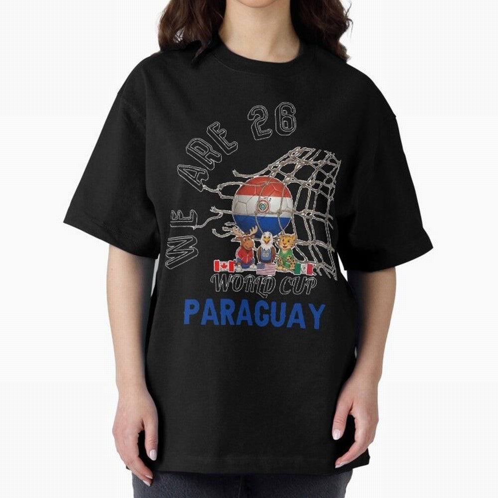 World cup 26 - Paraguay Classic T-Shirt Create FIFA World Cup 2026 USA Canada Mexico Filled with CR7, Argentina, France and Brazil Energy, Vintage Soccer Flavor, Modern Football Stars, National Flags and Final Night Emotion; Great for Watch
