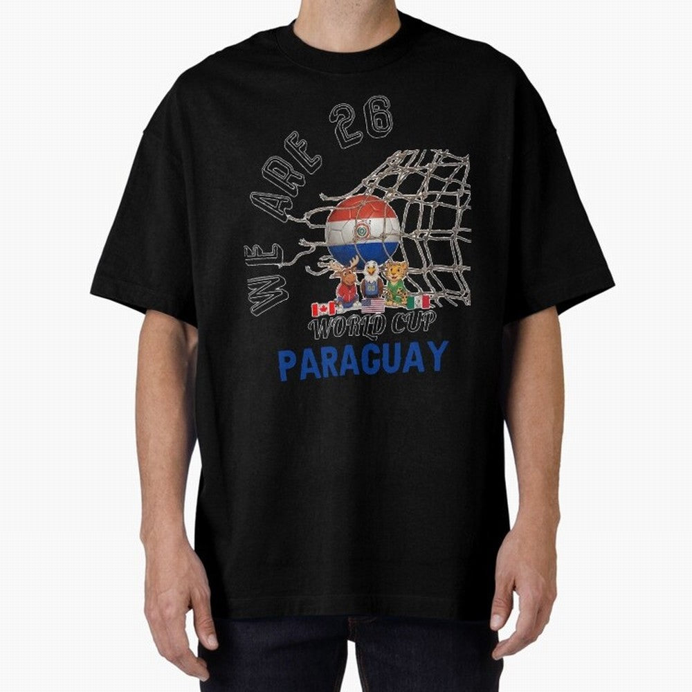 World cup 26 - Paraguay Classic T-Shirt Create FIFA World Cup 2026 USA Canada Mexico Filled with CR7, Argentina, France and Brazil Energy, Vintage Soccer Flavor, Modern Football Stars, National Flags and Final Night Emotion; Great for Watch