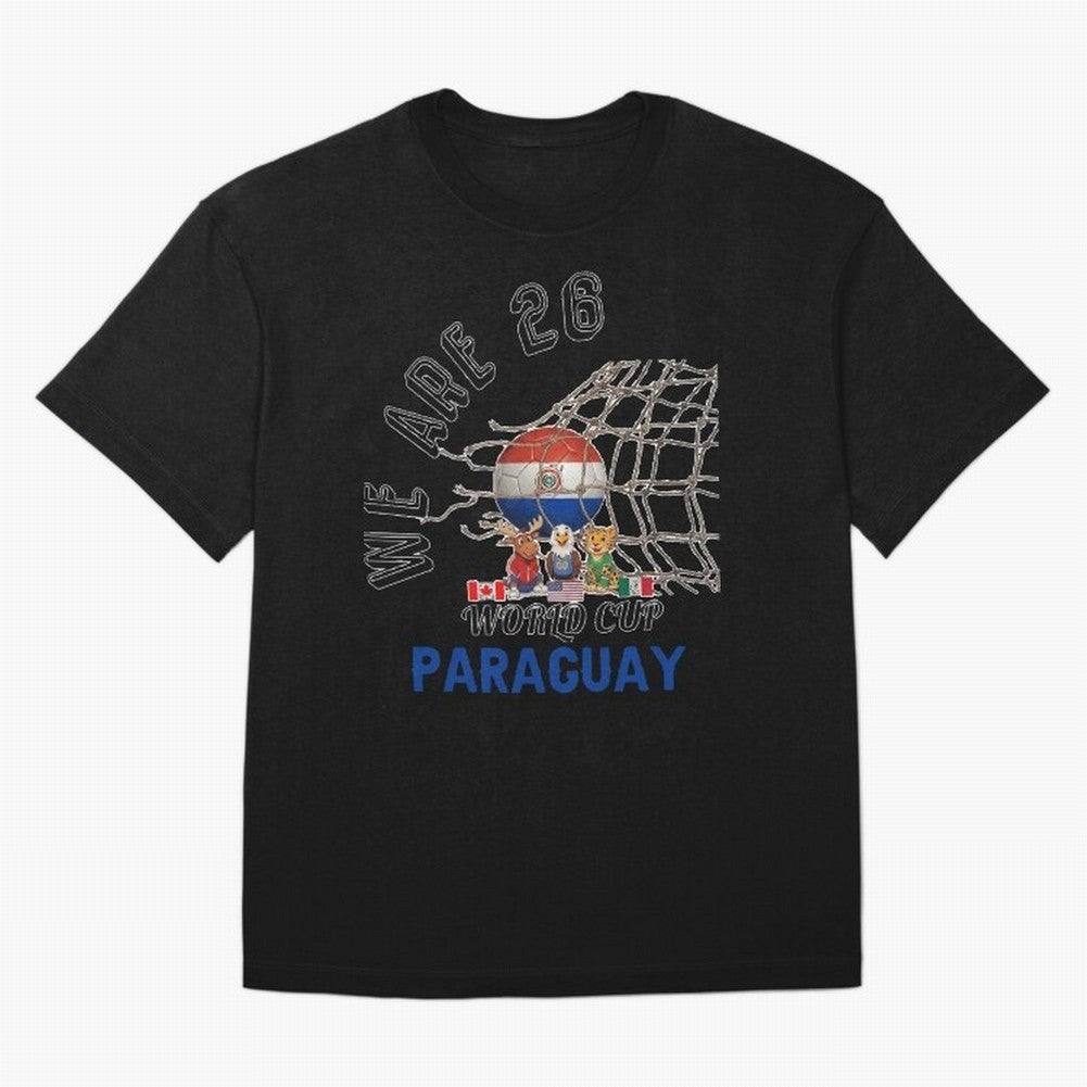 World cup 26 - Paraguay Classic T-Shirt Create FIFA World Cup 2026 USA Canada Mexico Filled with CR7, Argentina, France and Brazil Energy, Vintage Soccer Flavor, Modern Football Stars, National Flags and Final Night Emotion; Great for Watch